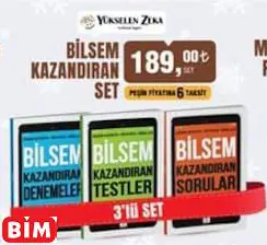 YÜKSELEN ZEKA BİLSEM KAZANDIRAN SET